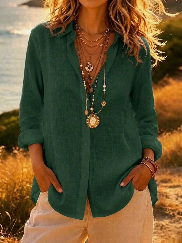 Camisa de lino Valeria