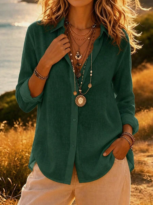 Camisa de lino Valeria