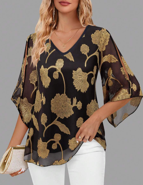 Blusa floral holgada Daniela