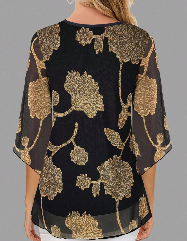 Blusa floral holgada Daniela