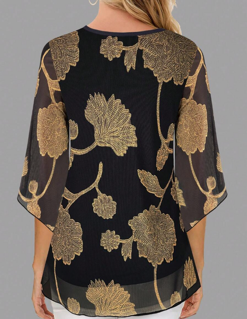 Blusa floral holgada Daniela
