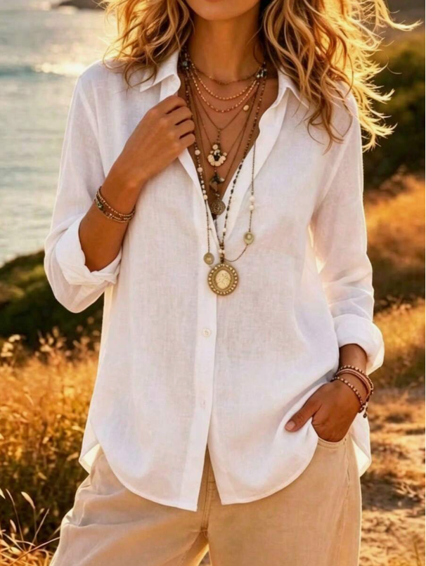 Camisa de lino Valeria