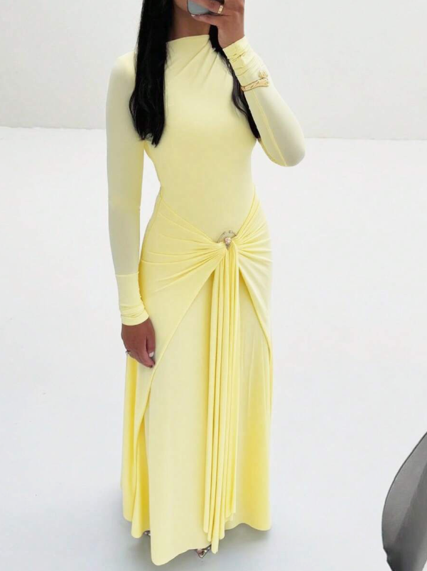 Vestido de manga acampanada Lara