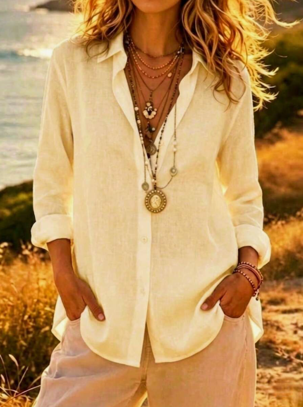 Camisa de lino Valeria