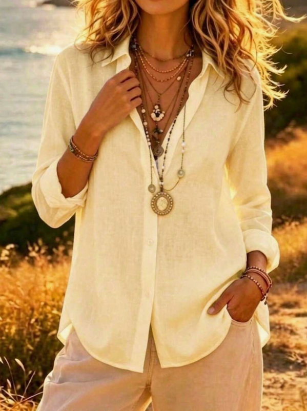 Camisa de lino Valeria