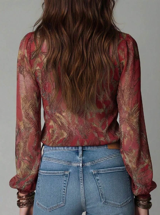 Blusa escote en V Florence