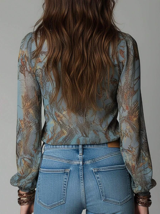 Blusa escote en V Florence