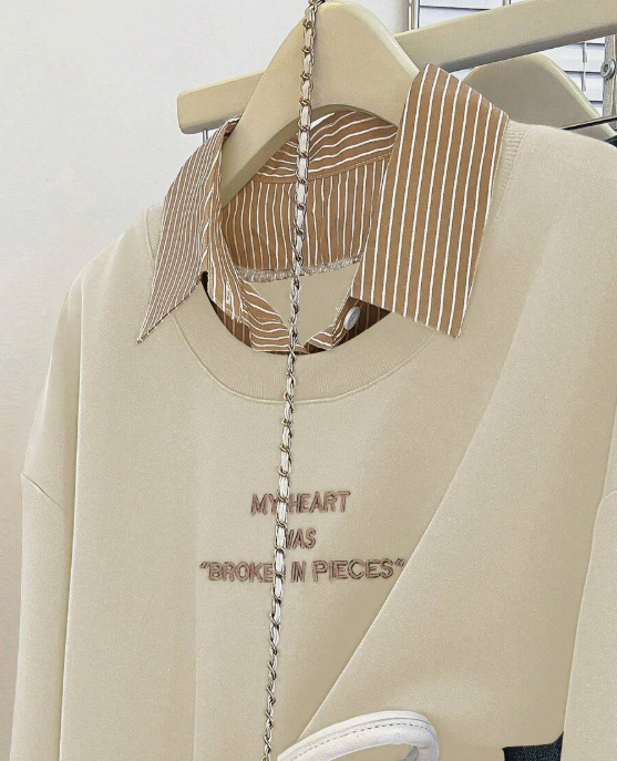Sudadera con camisa Veronica