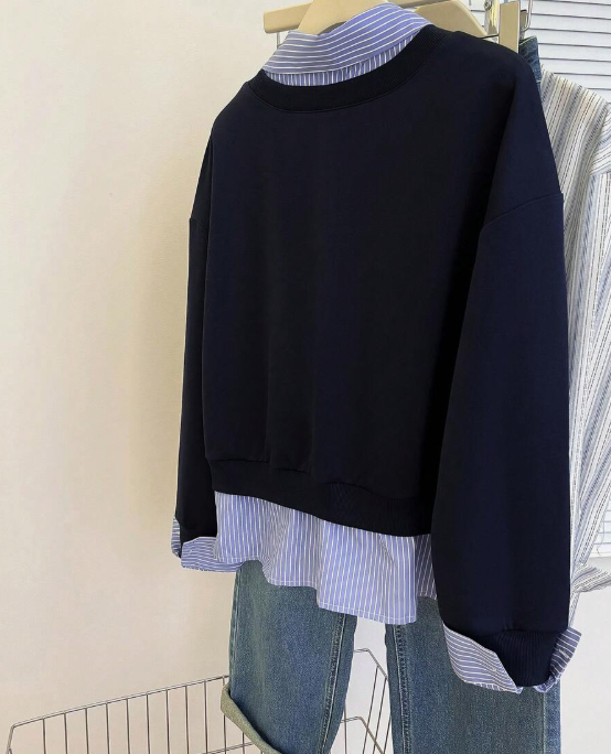 Sudadera con camisa Veronica
