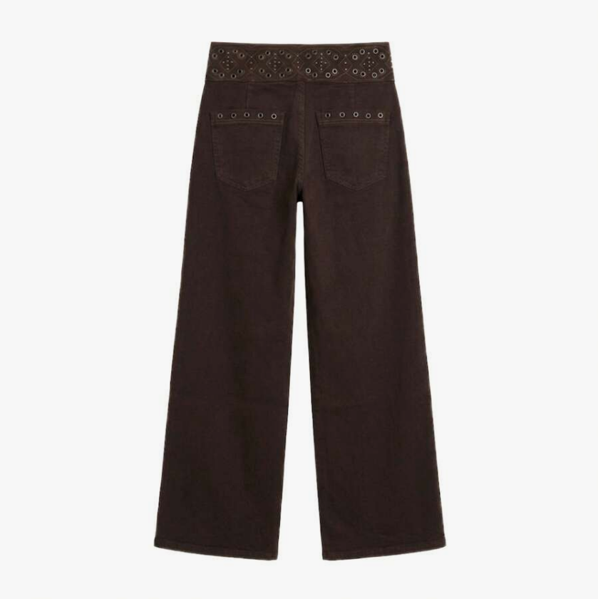 Pantalones vaqueros con bordado Gabriella