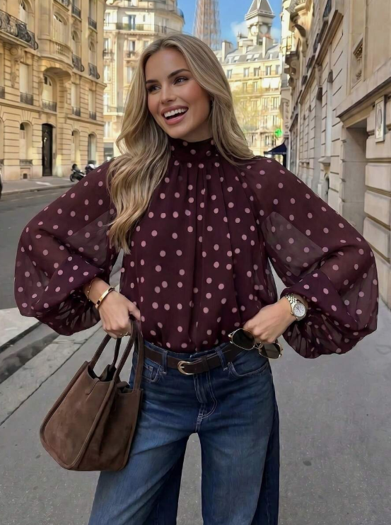 Blusa lunares Olivia