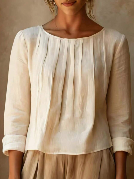 Blusa de lino Iris