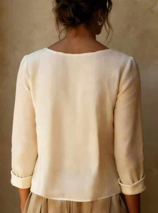 Blusa de lino Iris