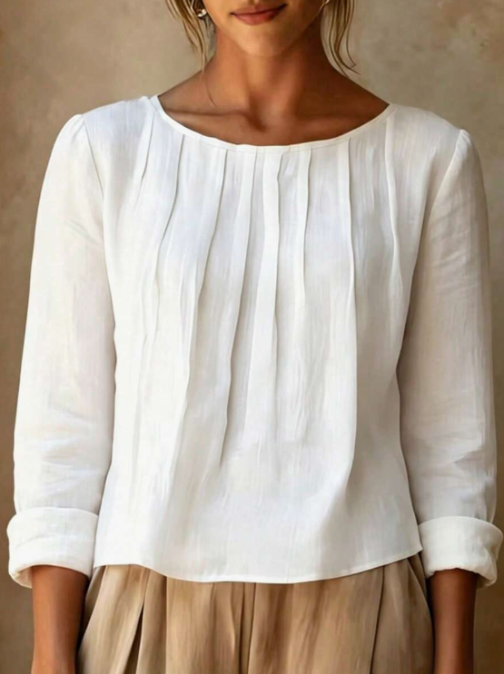 Blusa de lino Iris