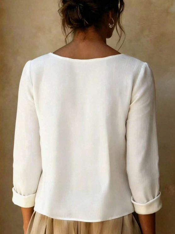 Blusa de lino Iris