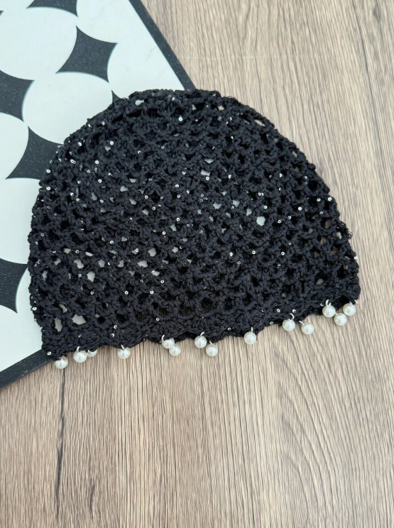 Gorro con perlas Rosabelle