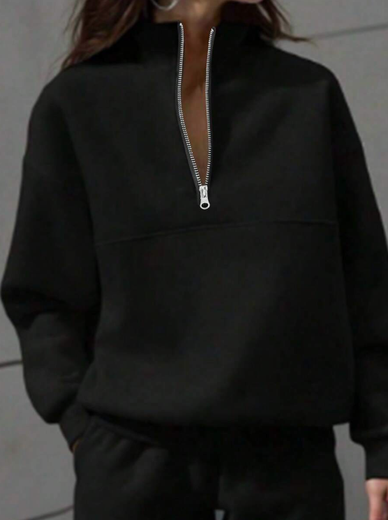 Sudadera cuello vuelto Amara