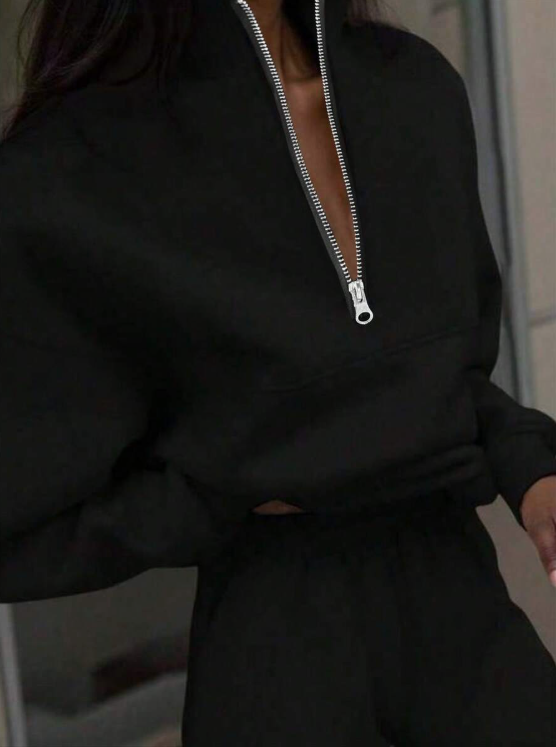 Sudadera cuello vuelto Amara