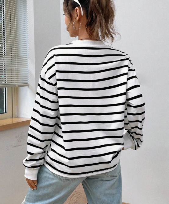 Sudadera a rayas Kaia