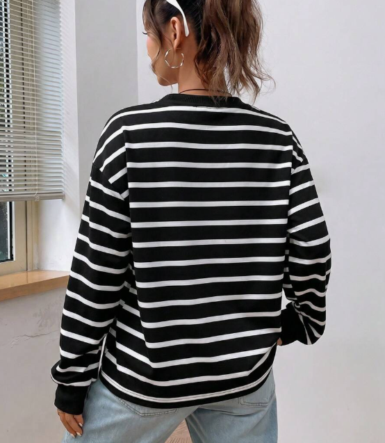 Sudadera a rayas Kaia