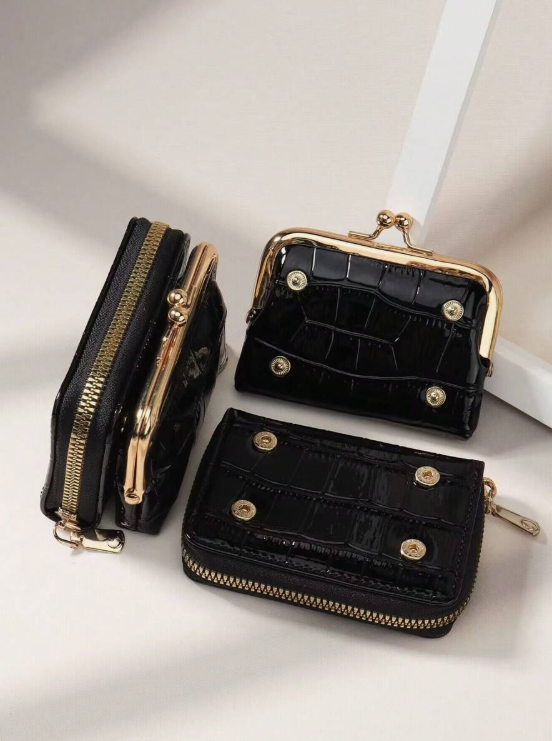 Monedero piel de cocodrilo Valeria