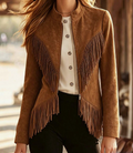 Chaqueta con flecos Odette