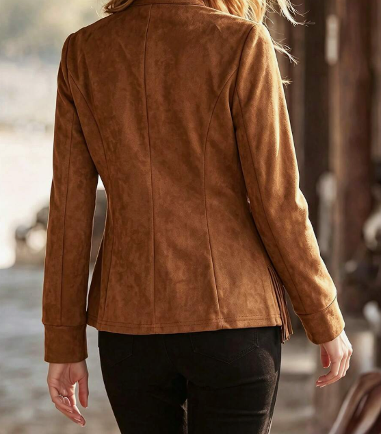 Chaqueta con flecos Odette