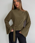 Blusa cuello alto Hiba