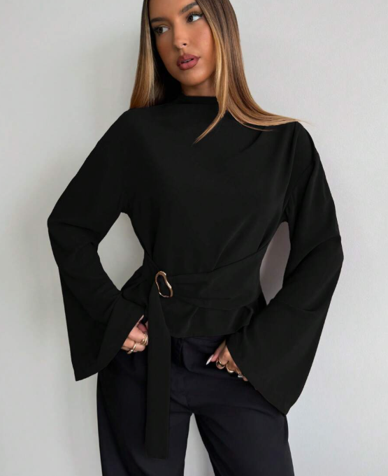 Blusa cuello alto Hiba