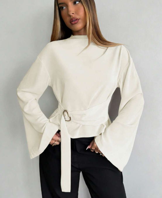 Blusa cuello alto Hiba