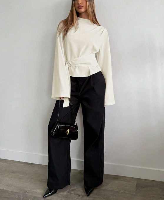 Blusa cuello alto Hiba